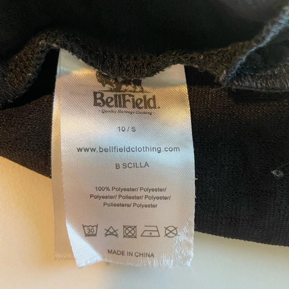 Bellfield Scilla Jacquard Textured Black Layered Dress - Picture 12 of 13